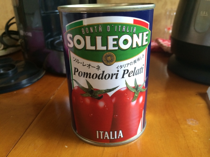 イタリア産トマトを使った水煮缶